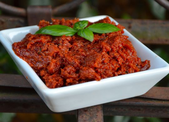 Tapenade tomate séchées basilic